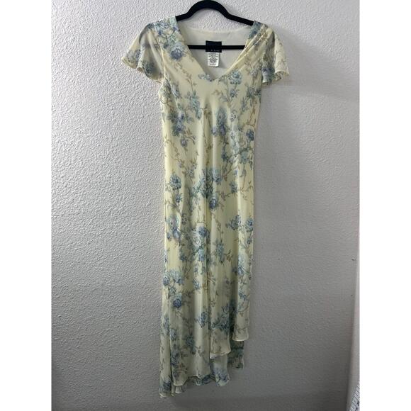 Vintage Positive Attitude Womens Midi Summer Dress Size 10 Petite Modest Cottage - Picture 1 of 8